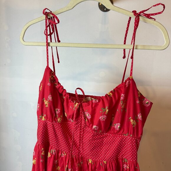 Christy Dawn The Antara Dress in Cherry Daisy - Size Large - Picture 6 of 8